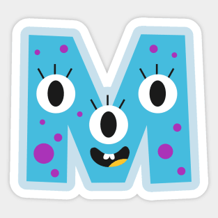 M Letter Sticker